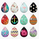 Handmade Teardrop Photo Glass Cabochons 65