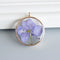 1pcs Handmade Pressed flower jewelry, pressed flower pendant necklace, Real dried flower jewelry wholesale