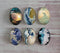 Handmade oval Photo Glass Cabochons spray A375