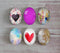 Handmade oval Photo Glass Cabochons Glitter A443