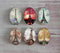 Handmade oval Photo Glass Cabochons Iron tower A468