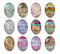 Handmade oval Photo Glass Cabochons Pattern A620