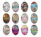 Handmade oval Photo Glass Cabochons Pattern A621