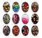 Handmade oval Photo Glass Cabochons Glitter A636