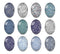 Handmade oval Photo Glass Cabochons Pattern A644