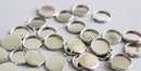 50pcs 6-25mm stainless steel Cross V ring pendant blank Settings,Bezel Pendant base trays