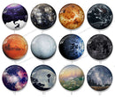 Handmade Round Photo Glass Cabochon landscape 1051B