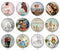 Handmade Round Photo Glass Cabochon Cartoon character 1079B