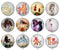 Handmade Round Photo Glass Cabochon Cartoon character 1081B