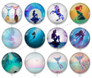 Handmade Round Photo Glass Cabochon 1162B