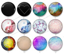 Handmade Round Photo Glass Cabochon Pattern 1190B