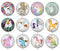 Handmade Round Photo Glass Cabochon unicorn 1294B