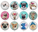 Handmade Round Photo Glass Cabochon animal 1438B