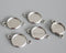 20pcs 8-25mm stainless steel pendant blank Settings,Bezel Pendant base trays W/ Two Closed Rings