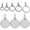 20pcs 6/8/10/12/14/16/18/20/25mm stainless steel pendant blank Settings,Bezel Pendant base trays