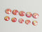 20pcs 10mm 12mm Faux Druzy Resin Cabochons,red Glitter Resin Cabochons