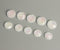 20pcs  10mm 12mm white Faux Druzy Resin Cabochons, Real white Glitter Resin Cabochons