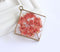 1pcs Handmade real Resin pressed flower pendant necklace