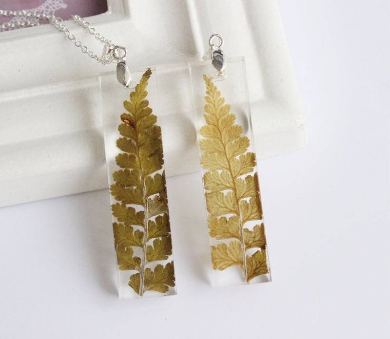 1pcs  Handmade Leaves Real Pressed flower pendant necklace,Pressed flower jewelry