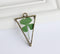 1pcs Handmade Clover Pressed flower pendant necklace, Real dried flower jewelry wholesale