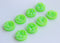 20pcs green 12mm Faux Druzy Resin Cabochons, Glitter Resin 12mm Cabochons