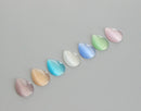 10 pieces Teardrop glass 10x14mm 13x18mm Cabochon