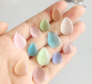 10 pieces Teardrop glass 10x14mm 13x18mm Cabochon