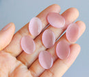 10 pieces oval 10x14mm 13x18mm 18x25mm glass Cabochons