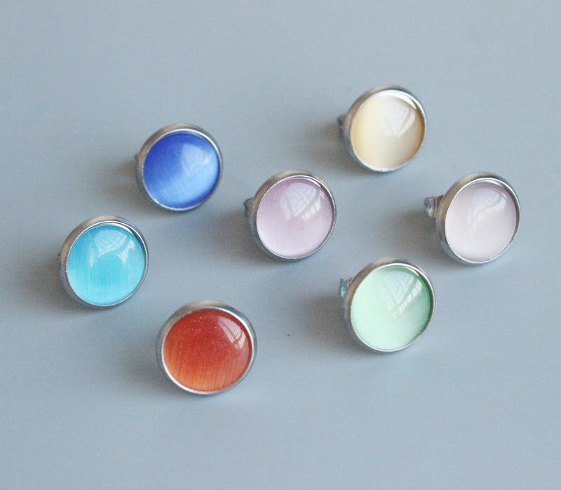 10 pieces 8mm 10mm 12mm glass Cabochons