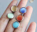 10 pieces 8mm 10mm 12mm glass Cabochons