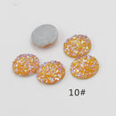 20pcs 12mm Faux Druzy Resin Gypsophila Stainless steel earrings