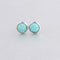 20pcs 8mm Faux Druzy Resin Gypsophila Stainless steel earrings