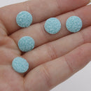 20pcs 8mm Druzy Cabochons Faux Druzies Cabochon Resin Kawaii Glitter Cabs Jewelry Findings