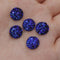 20pcs 10mm Druzy Cabochons Faux Druzies 10mm Cabochon, Resin Kawaii Glitter Cabs Jewelry Findings