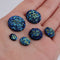 20pcs  8mm  10mm 12mm 14mm 16mm 18mm Druzy Cabochons Faux DruziesCabochon, Resin Kawaii Glitter Cabs Jewelry Findings