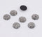 20pcs 14mm Druzy Cabochons Faux Druzies Cabochon, Resin Kawaii Glitter Cabs Jewelry Findings