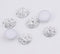 20pcs 14mm Druzy Cabochons Faux Druzies Cabochon, Resin Kawaii Glitter Cabs Jewelry Findings