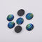 20pcs  12mm stripe Druzy Cabochons Faux DruziesCabochon, Resin Kawaii Glitter Cabs Jewelry Findings