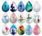 Handmade Teardrop Photo Glass Cabochons B262