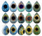 Handmade Teardrop Photo Glass Cabochons B626