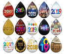 Handmade Teardrop Photo Glass Cabochons pattern B663