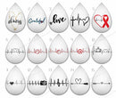 Handmade Teardrop Photo Glass Cabochons B698