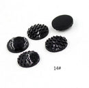 20pcs Resin 12mm Mermaid Cabochons, 12mm Mermaid Cabochon, 12mm Fish Scale Dragon Snake Skin Cabochons