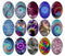 Handmade oval Photo Glass Cabochons B523