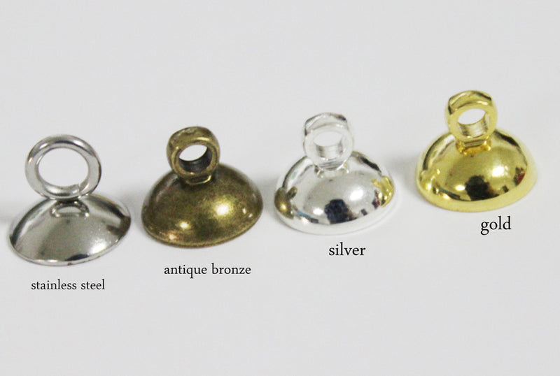 10sets Glass Balls 10mm 14mm 16mm 18mm Clear Glass Globe Bottle Charms Pendants Balls