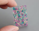 1pcs pressed flower pendant, Resin Real dried flower jewelry