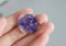 2pcs 25mm pressed flower pendant Real dried flower pendant  jewelry