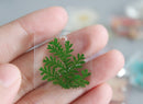 2pcs 25mm pressed flower pendant Real dried flower pendant  jewelry