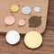 20pcs 8-25mm Double circle brass Pendant Trays,Pendant Blanks Bezel Base, Glass Cabochon Settings