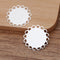 50pcs Lace silver brass Pendant